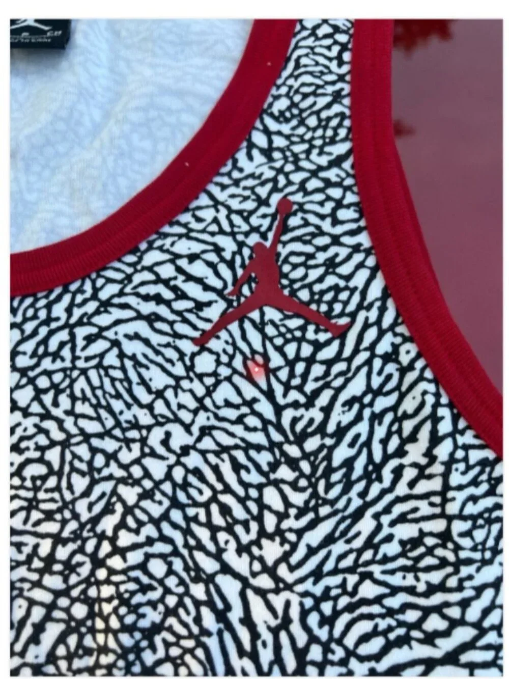 Nike Air Jordan Elephant Print Basketball Tank Top with Jumpman Logo 092